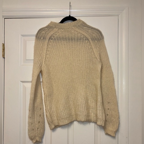 Sézane Dwee Jumper Ecru La Maille Sézane Sweater Size M - Picture 4 of 9